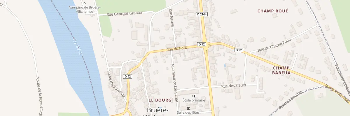 Plan du 11 Rue du Pont à Bruère-Allichamps