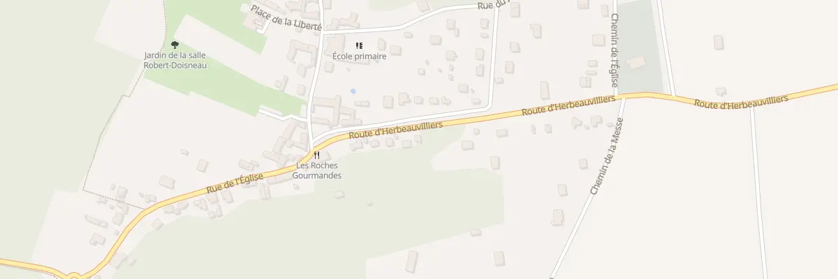 Plan du 47 Rue de l’Eglise à Buthiers