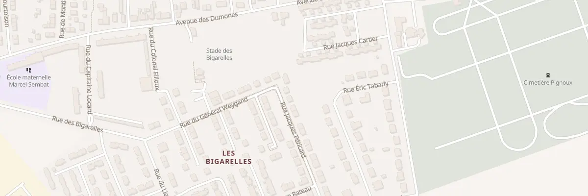 Plan du 3 Rue Jacques Péricard à Bourges