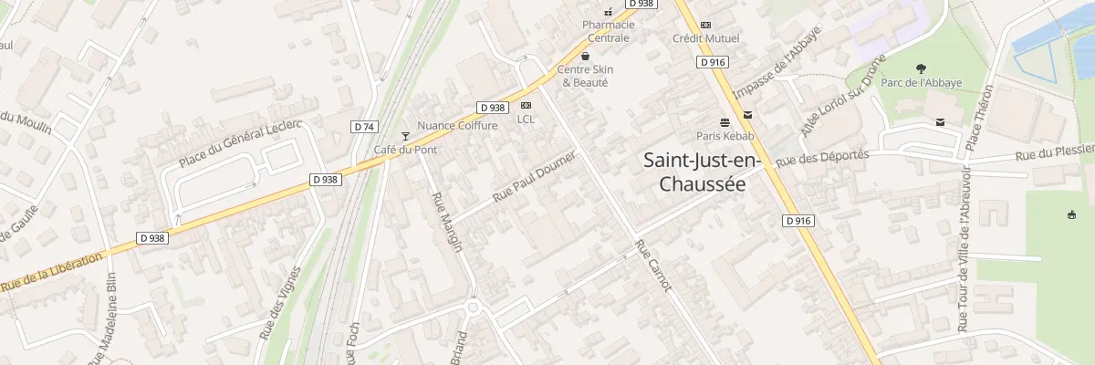 Plan du 5 Rue Paul Doumer à Saint-Just-en-Chaussée