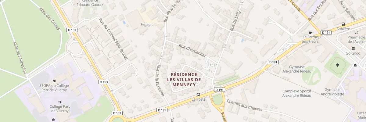 Plan du 44 Rue de Milly à Mennecy