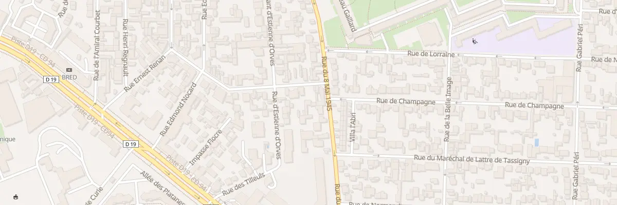 Plan du 5 Rue Eugène Sue à Maisons-Alfort