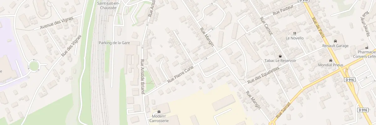 Plan du 14 Rue Pierre Curie à Saint-Just-en-Chaussée