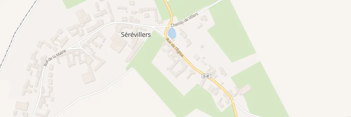 Plan du 9 Rue de l’Eglise à Sérévillers