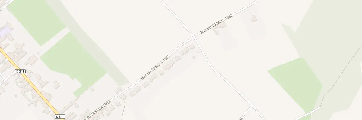 Plan du 58 Rue du 19 Mars 1962 à Ferfay