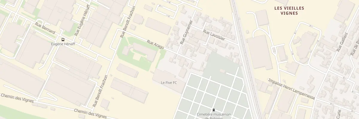 Plan du 30 Rue Arago à Bobigny