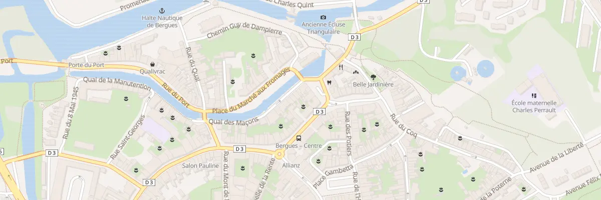 Plan du 12 Quai des Maçons à Bergues
