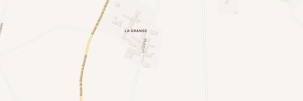 Plan de La Grange à Saint-Loup-des-Vignes