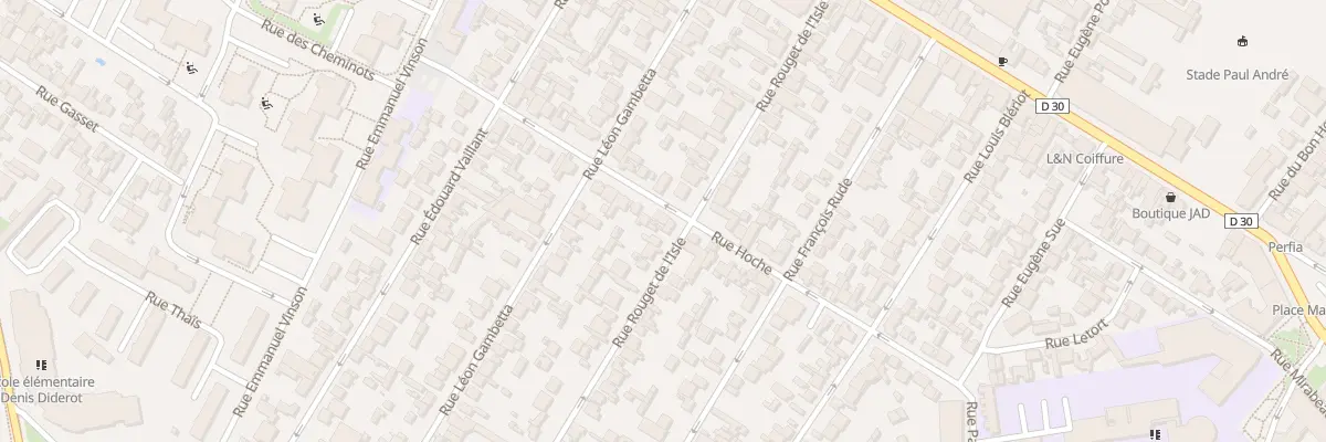 Plan du 41 Rue Hoche à Drancy