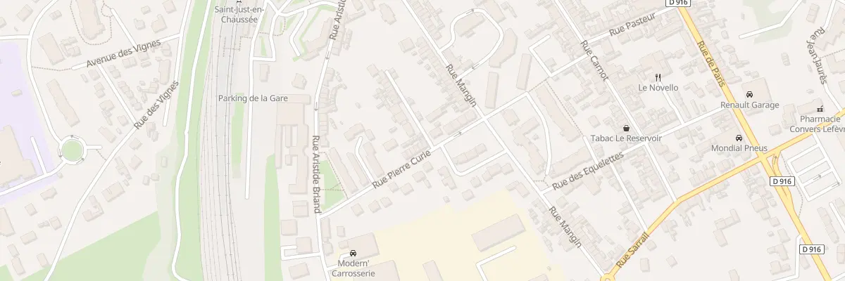 Plan du 12 Rue Pierre Curie à Saint-Just-en-Chaussée