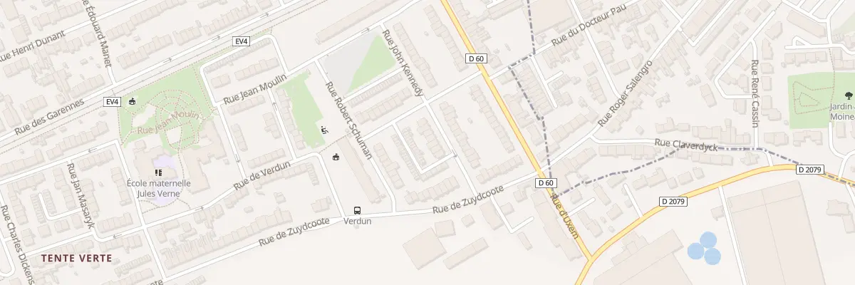 Plan du 73 Rue John Kennedy à Dunkerque