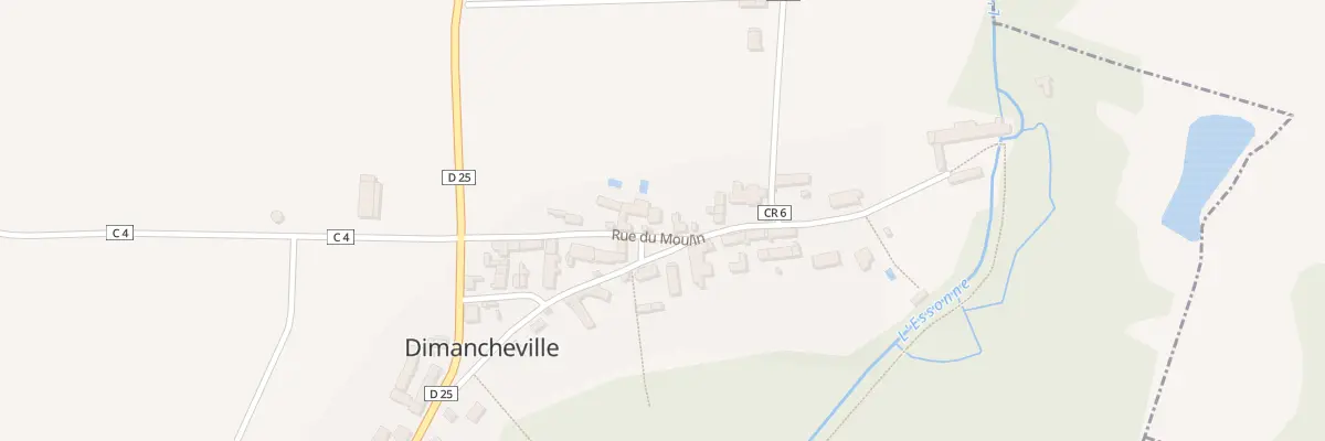 Plan du 18 Rue du Moulin à Dimancheville