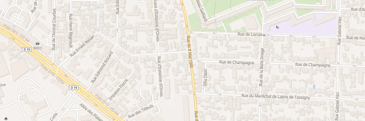 Plan du 3 Rue Eugène Sue à Maisons-Alfort