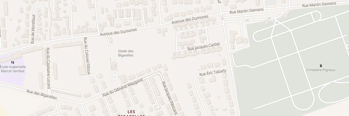 Plan du 38 Rue Jacques Cartier à Bourges