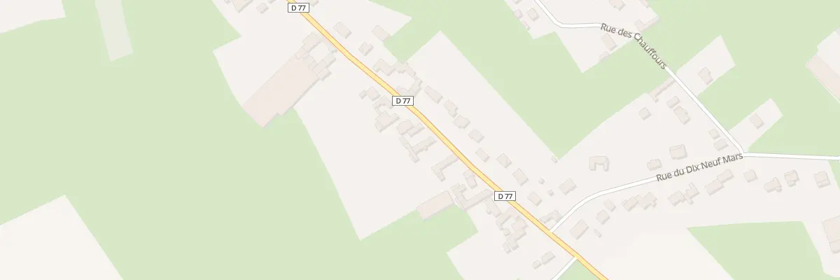 Plan du 28 Rue de Monchy à La Thieuloye