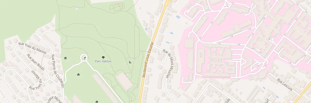 Plan du 45 Bd Louis Dauzier à Aurillac