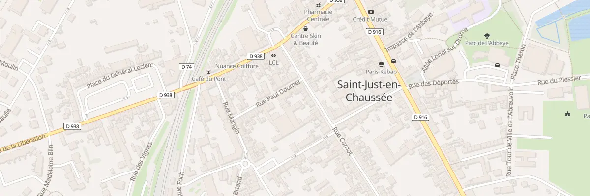 Plan du 3 Rue Paul Doumer à Saint-Just-en-Chaussée