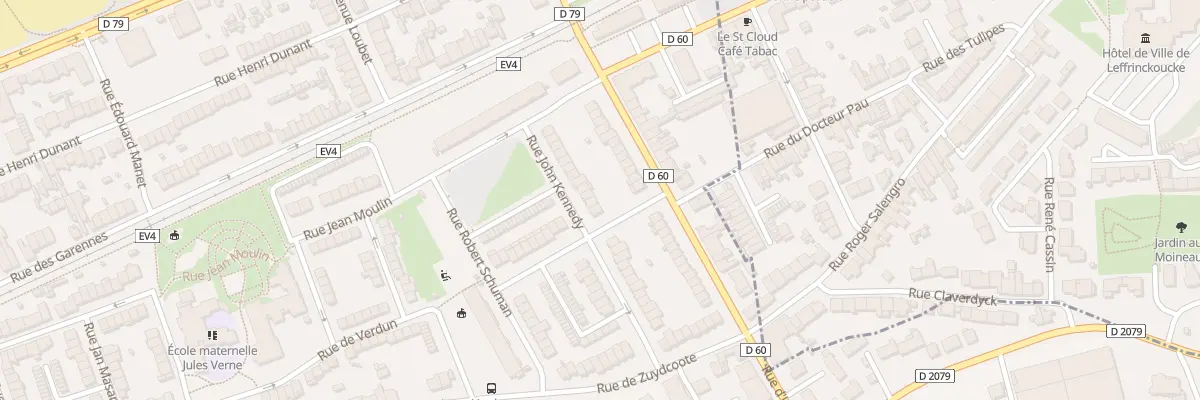 Plan du 130 Rue John Kennedy à Dunkerque