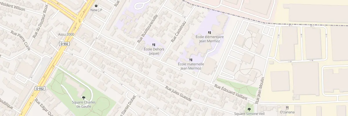 Plan du 25B Rue Edouard Vaillant au Bourget