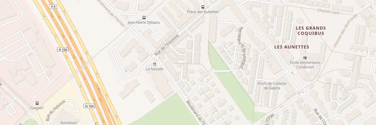 Plan du 94L Rue de l’Essonne à Évry-Courcouronnes