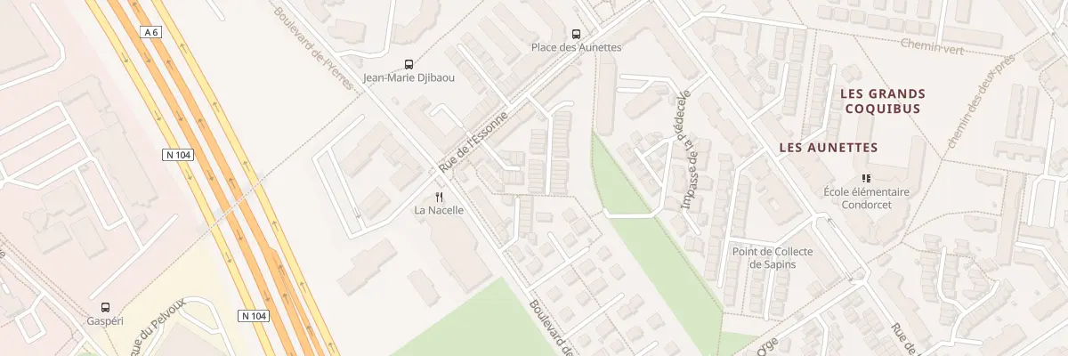 Plan du 94I Rue de l’Essonne à Évry-Courcouronnes