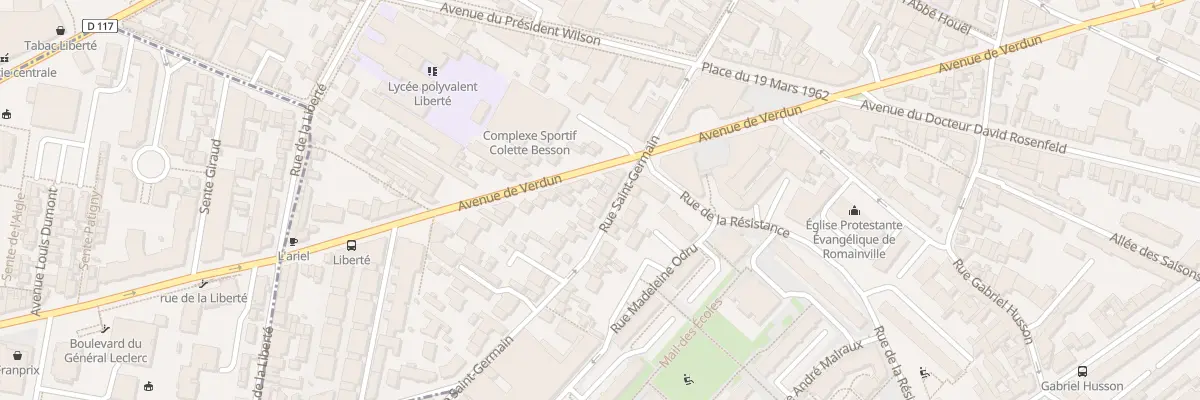 Plan du 40 Rue Saint - Germain à Romainville