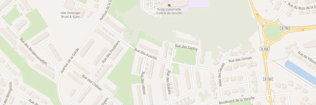 Plan du 39 Rue des Acacias à Mennecy