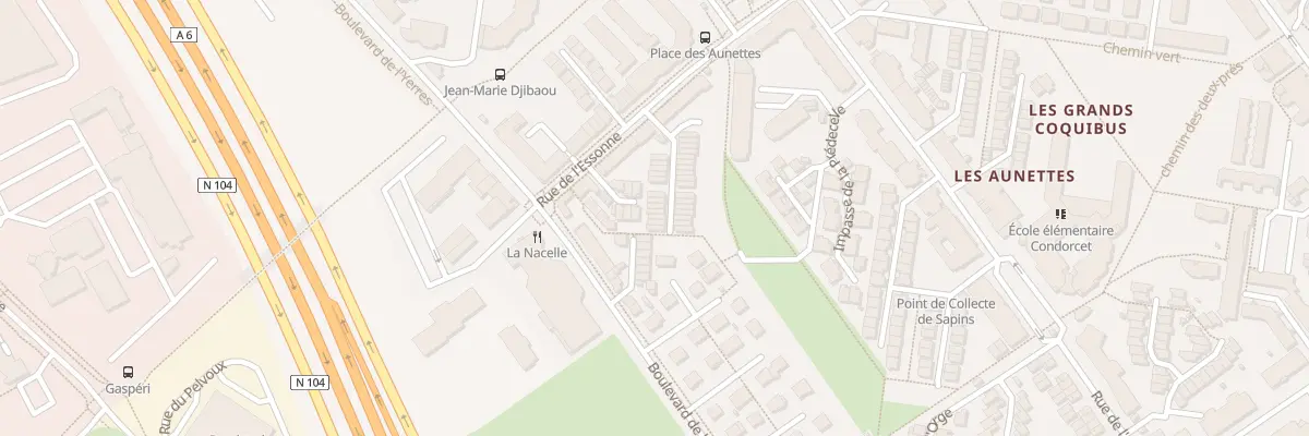 Plan du 94J Rue de l’Essonne à Évry-Courcouronnes