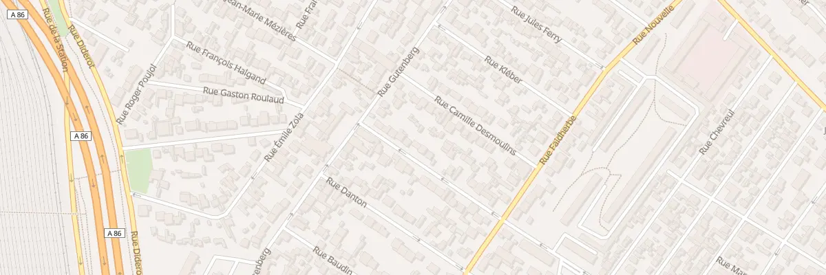 Plan du 28 Rue Bartholome à Drancy