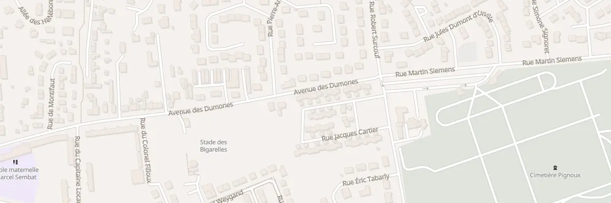 Plan du 30 Rue Jacques Cartier à Bourges