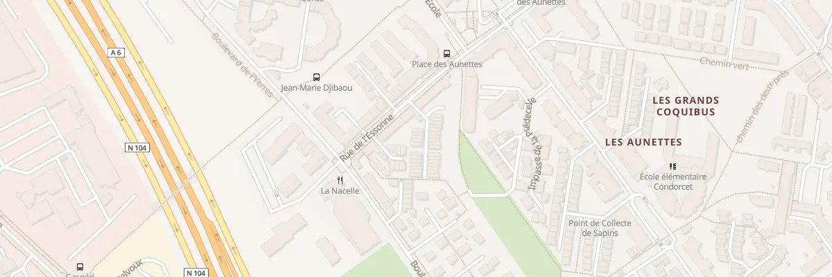 Plan du 94C Rue de l’Essonne à Évry-Courcouronnes