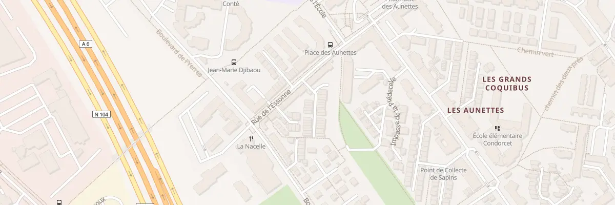 Plan du 94A Rue de l’Essonne à Évry-Courcouronnes