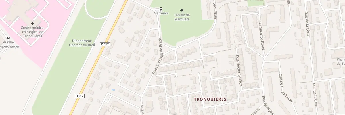 Plan du 8 Rue Léon Blum à Aurillac