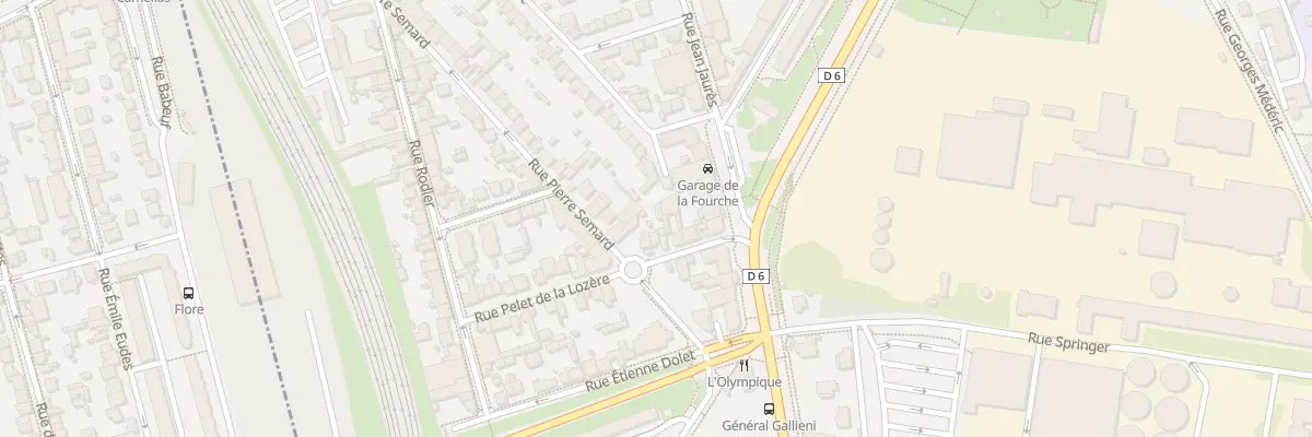 Plan du 6B Rue Pelet de la Lozere à Maisons-Alfort