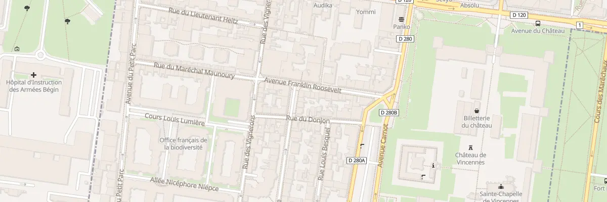 Plan du 3 Rue Anatole France à Vincennes