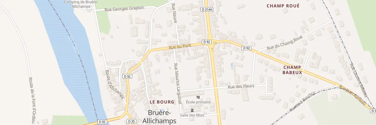 Plan du 4 Av de Saint-amand à Bruère-Allichamps