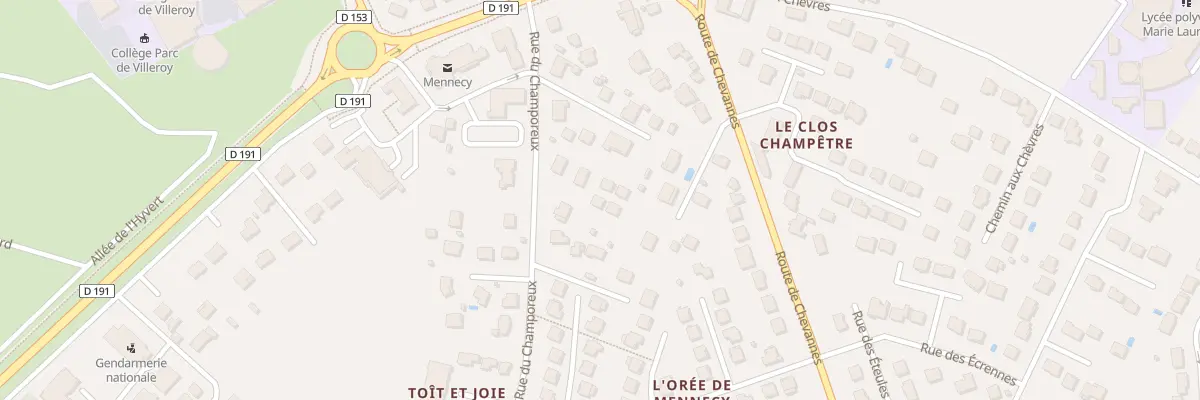 Plan du 13 Rue Champoreux à Corbeil-Essonnes