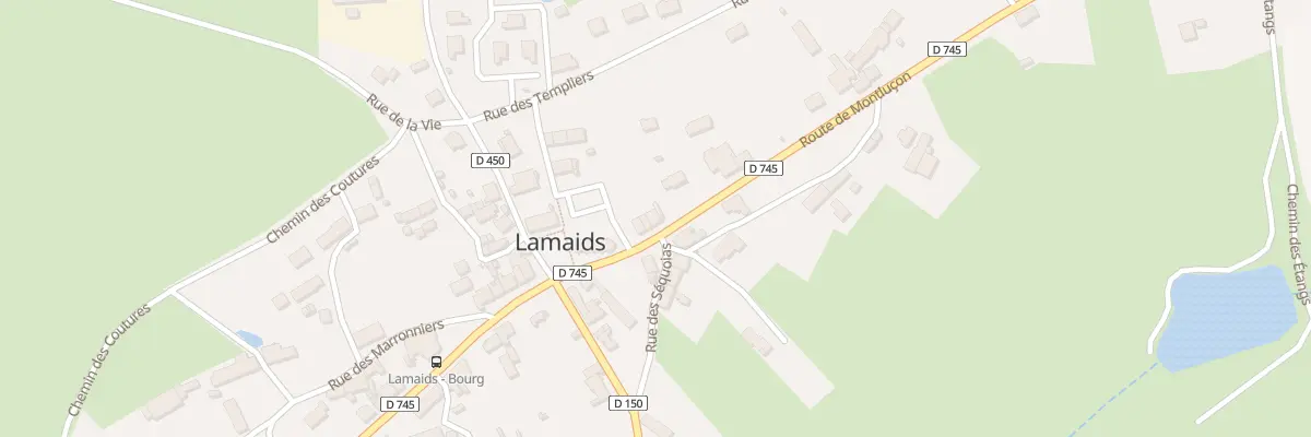Plan du 5 Rte de Montluçon à Lamaids