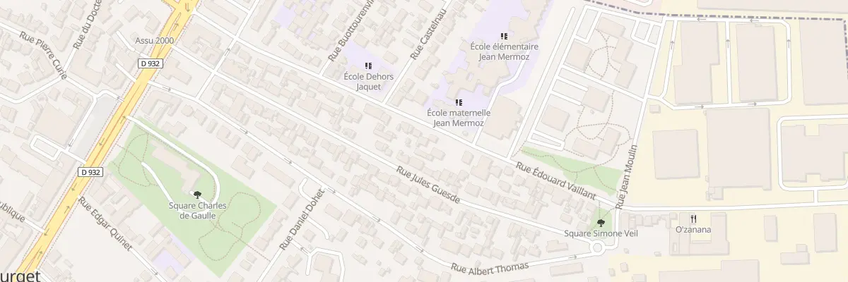 Plan du 24B Rue Edouard Vaillant au Bourget