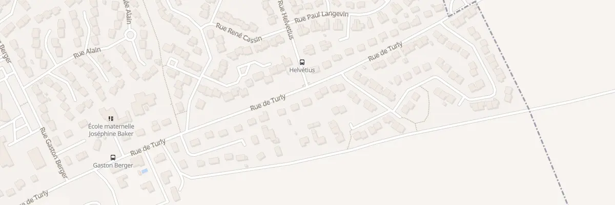 Plan du 140 Rue de Turly à Bourges