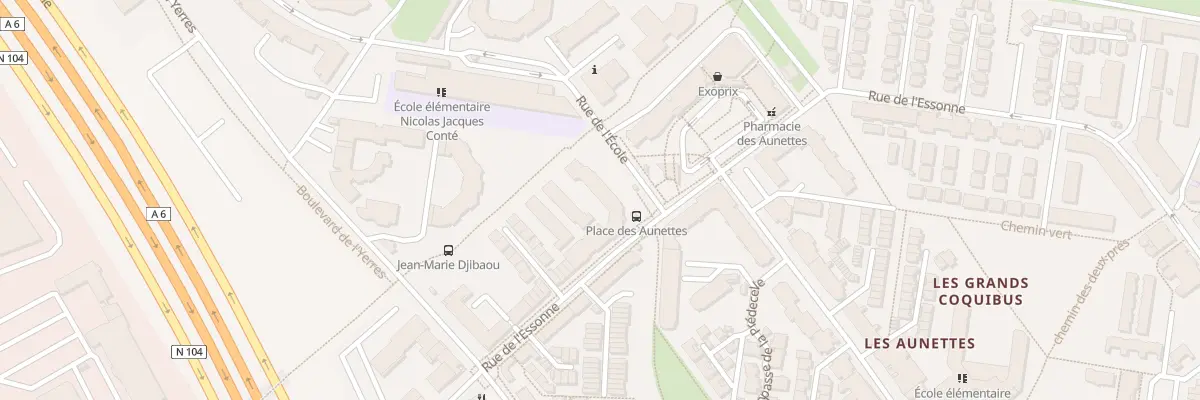 Plan du 43 Rue de l’Essonne à Évry-Courcouronnes