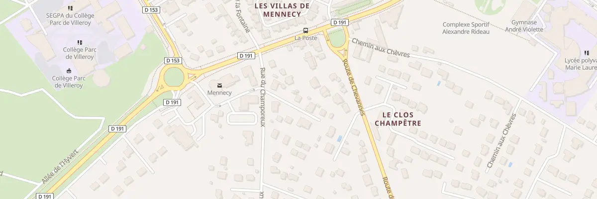 Plan du 5B Rue Champoreux à Mennecy