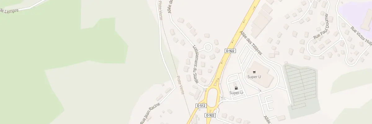 Plan du 5 Lot du Stade à Ydes