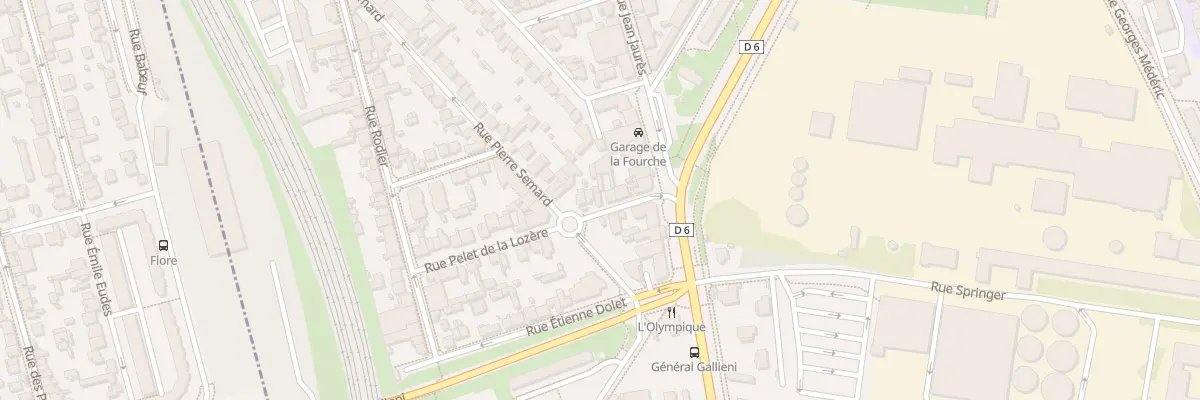 Plan du 6 Rue Pelet de la Lozere à Maisons-Alfort