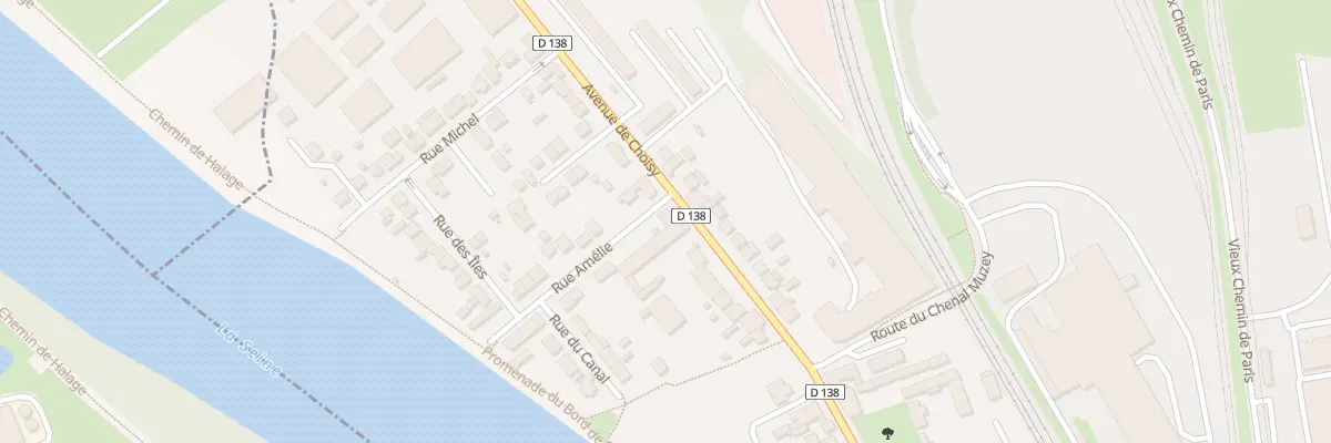 Plan du 91 Av de Choisy à Villeneuve-Saint-Georges