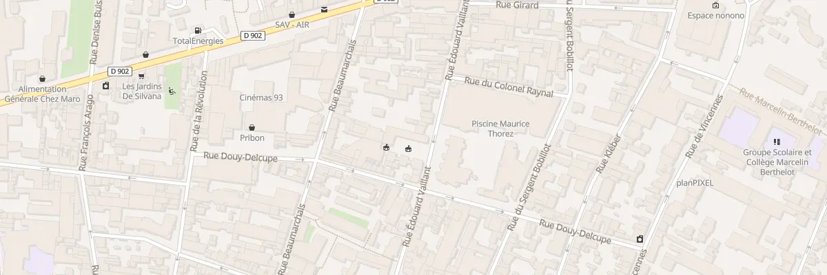 Plan du 42 Rue Edouard Vaillant à Montreuil