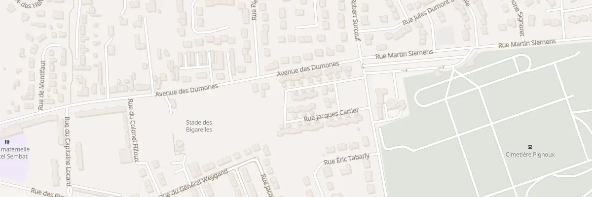 Plan du 15 Rue Jacques Cartier à Bourges