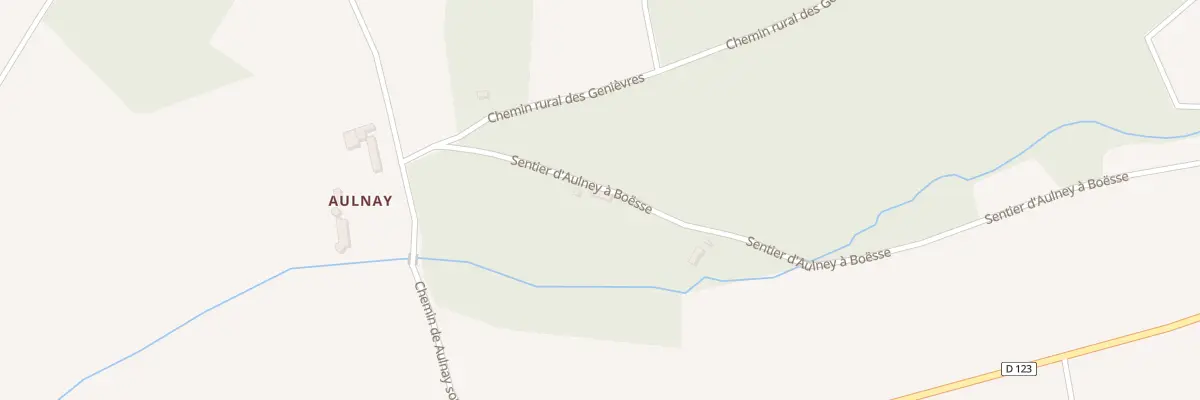 Plan du 5323 Aulnay à Boësses