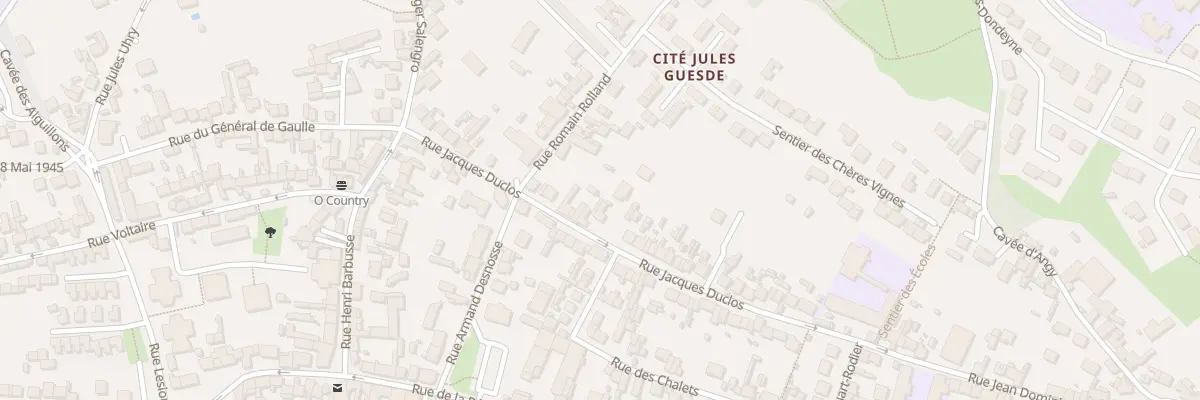 Plan du 91 Rue Jacques Duclos à Montataire