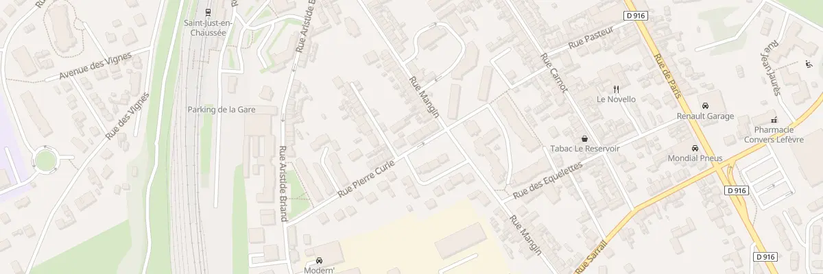 Plan du 8 Rue Pierre Curie à Saint-Just-en-Chaussée